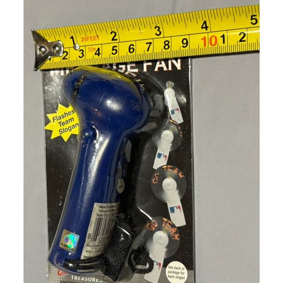 New MLB Genuine Merchandise New York Mets MLB Message Fan Portable Hand Held Fan - Picture 5 of 5